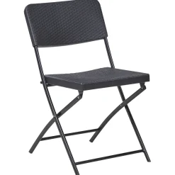 Balkonggrupper|Balkongmøbler-Caféssett utendørs Trappeto Svart