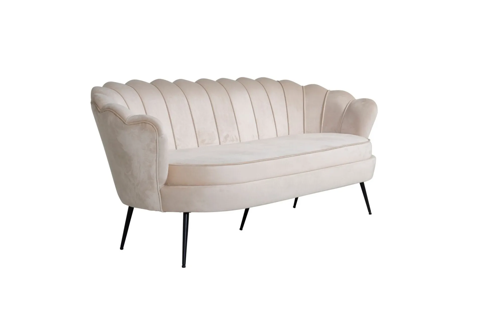 Venture Home Calais 3-seter Sofa Fløyel