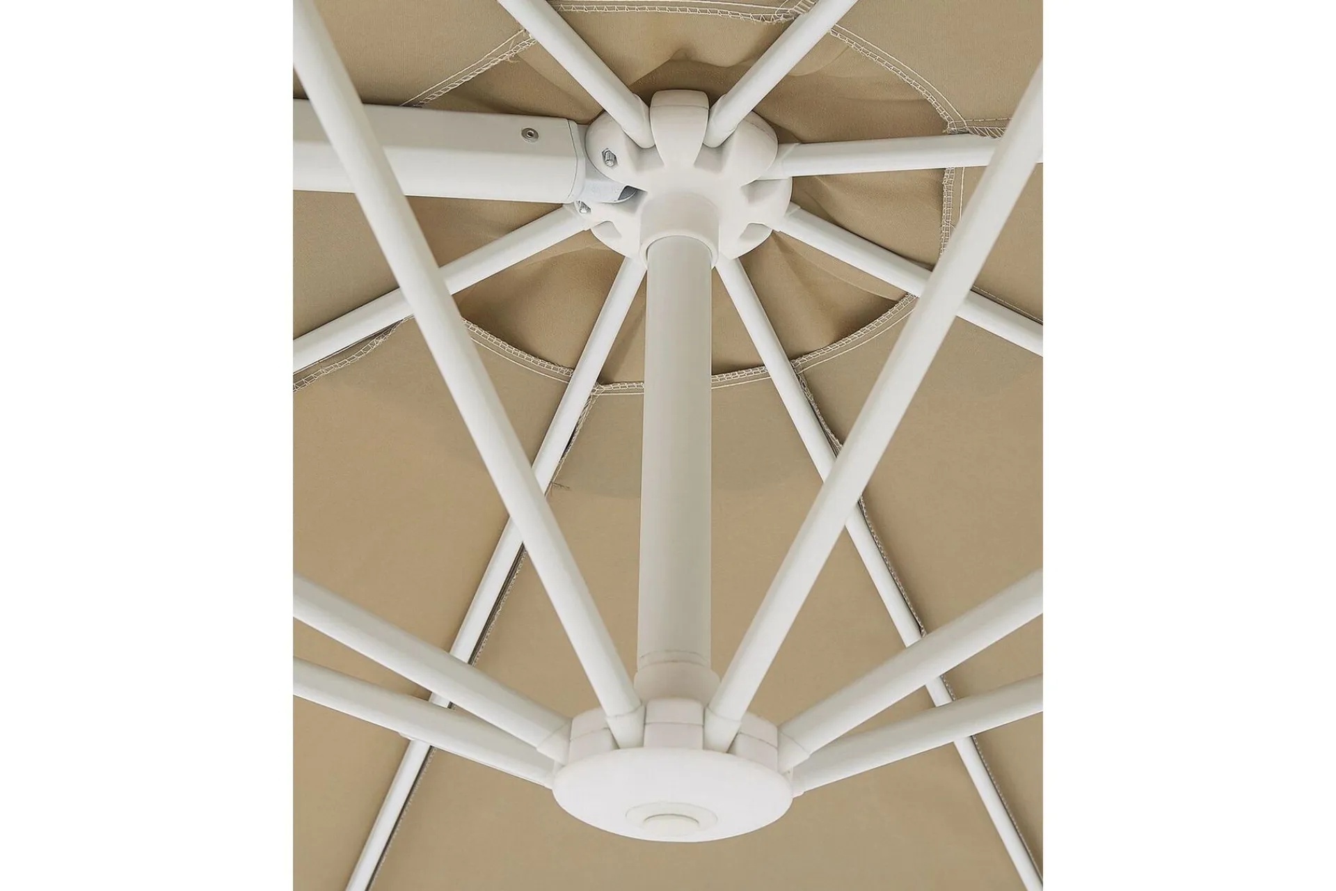 Parasoller-Calimera Hengende parasoll 295 cm Beige/Hvit