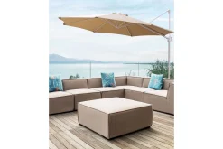 Parasoller-Calimera Hengende parasoll 295 cm Beige/Hvit