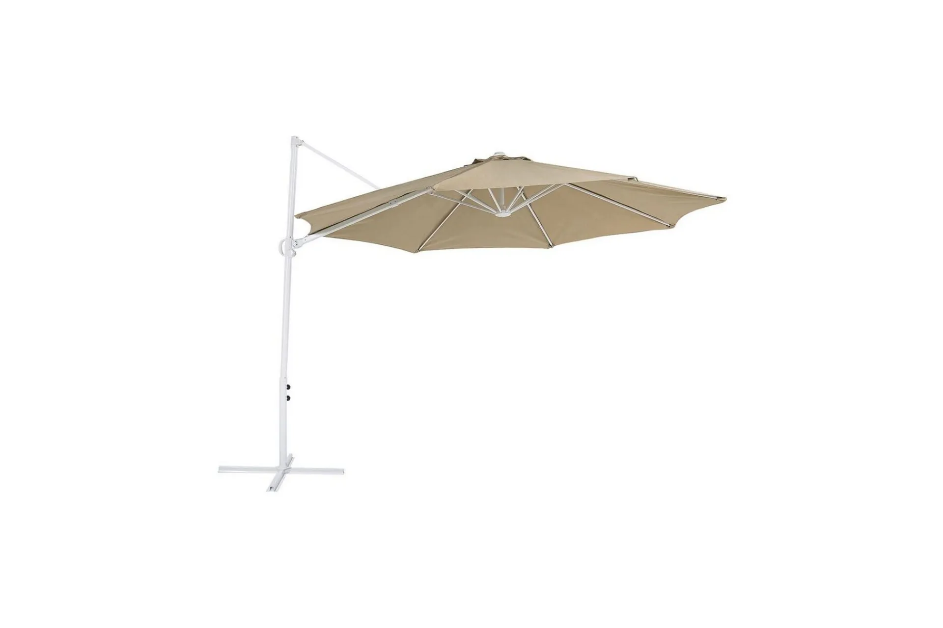 Parasoller-Calimera Hengende parasoll 295 cm Beige/Hvit