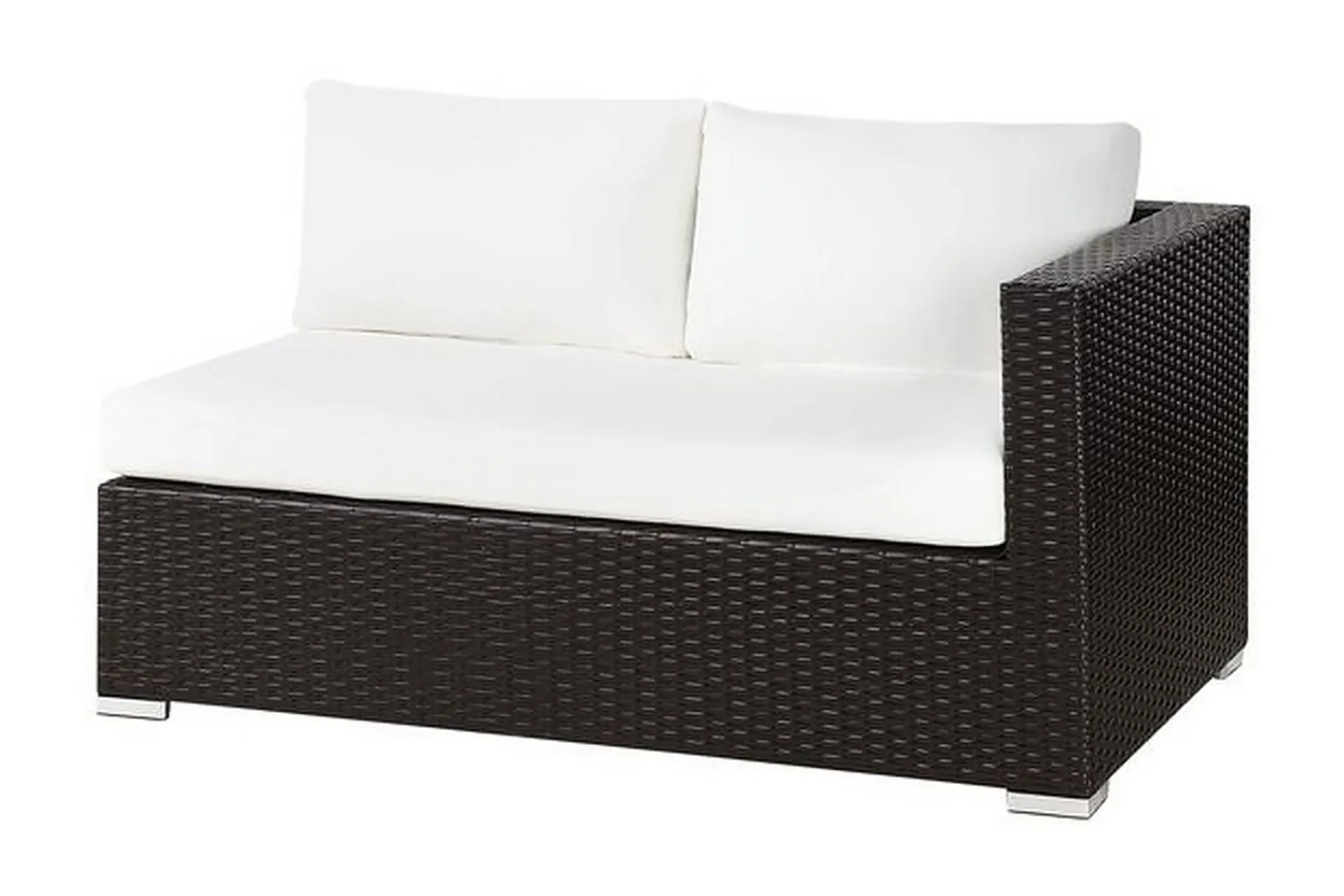 Lounge Sofa|Lounge Sofa-Calizza Loungegruppe Kunstrotting Brun