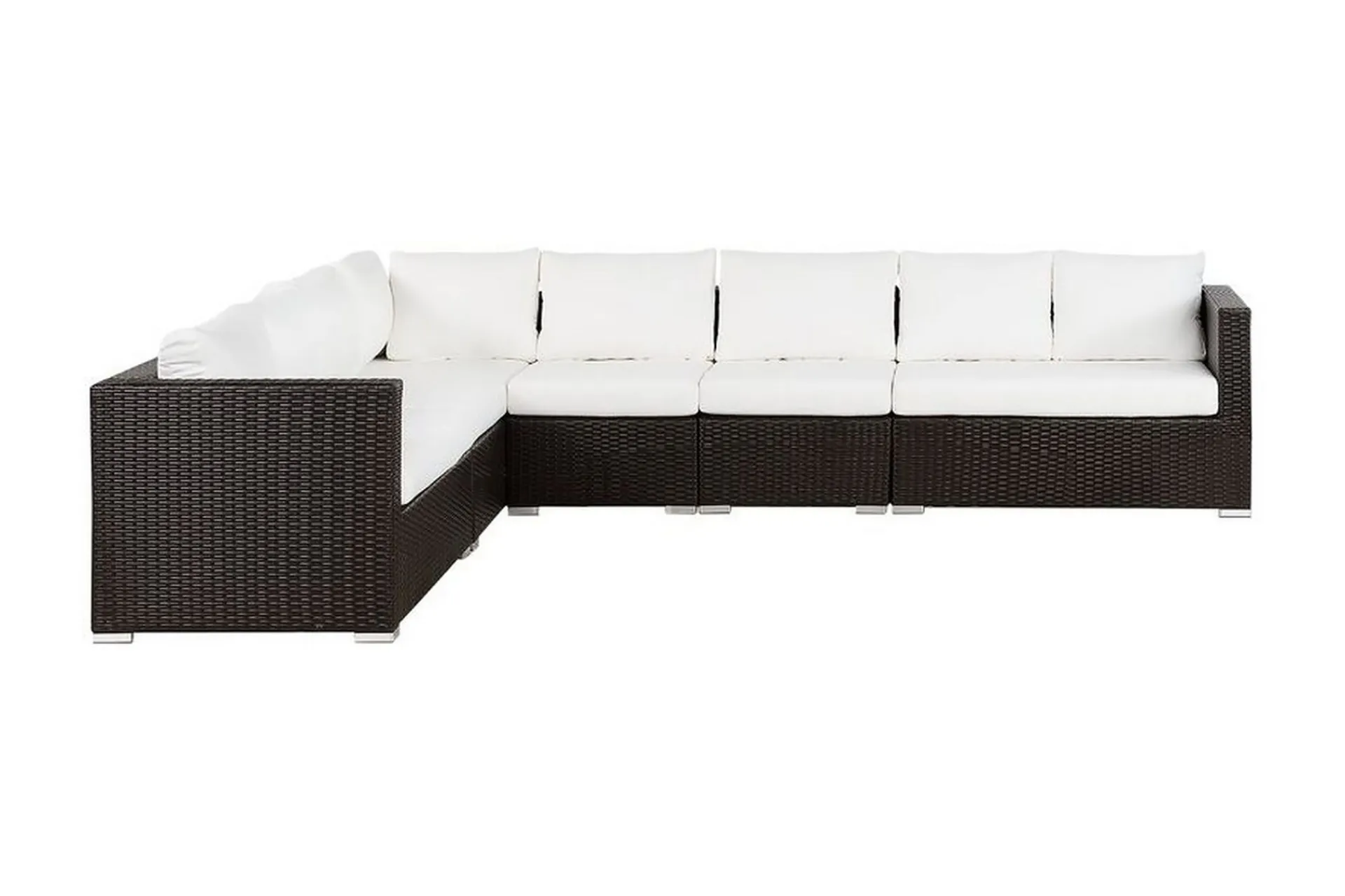 Lounge Sofa|Lounge Sofa-Calizza Loungegruppe Kunstrotting Brun