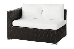 Lounge Sofa|Lounge Sofa-Calizza Loungegruppe Kunstrotting Brun