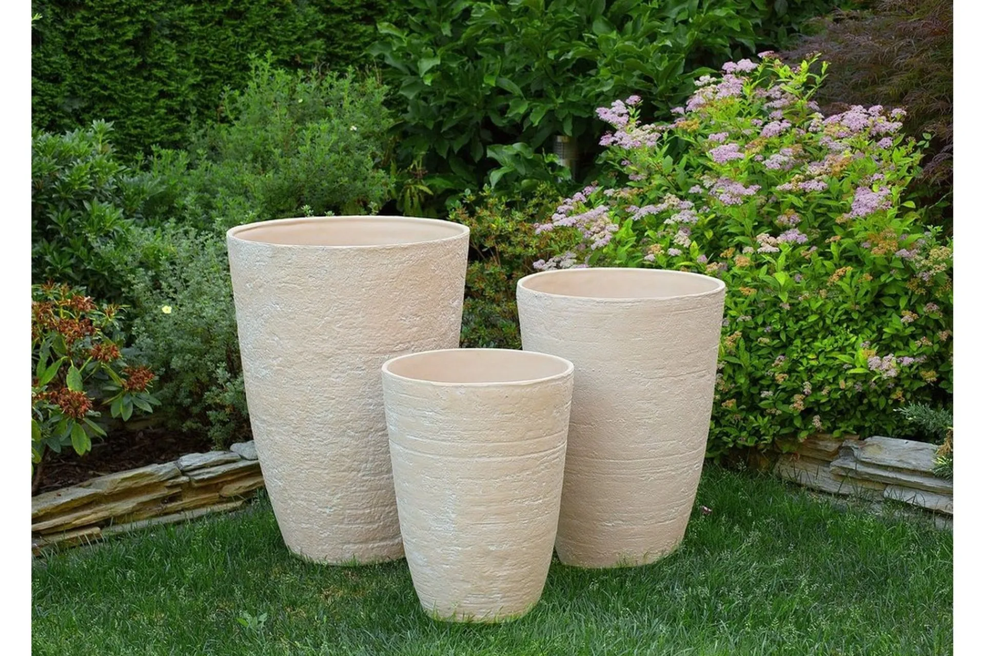 Veggkrukke-Camia Krukke 35,5 cm Beige