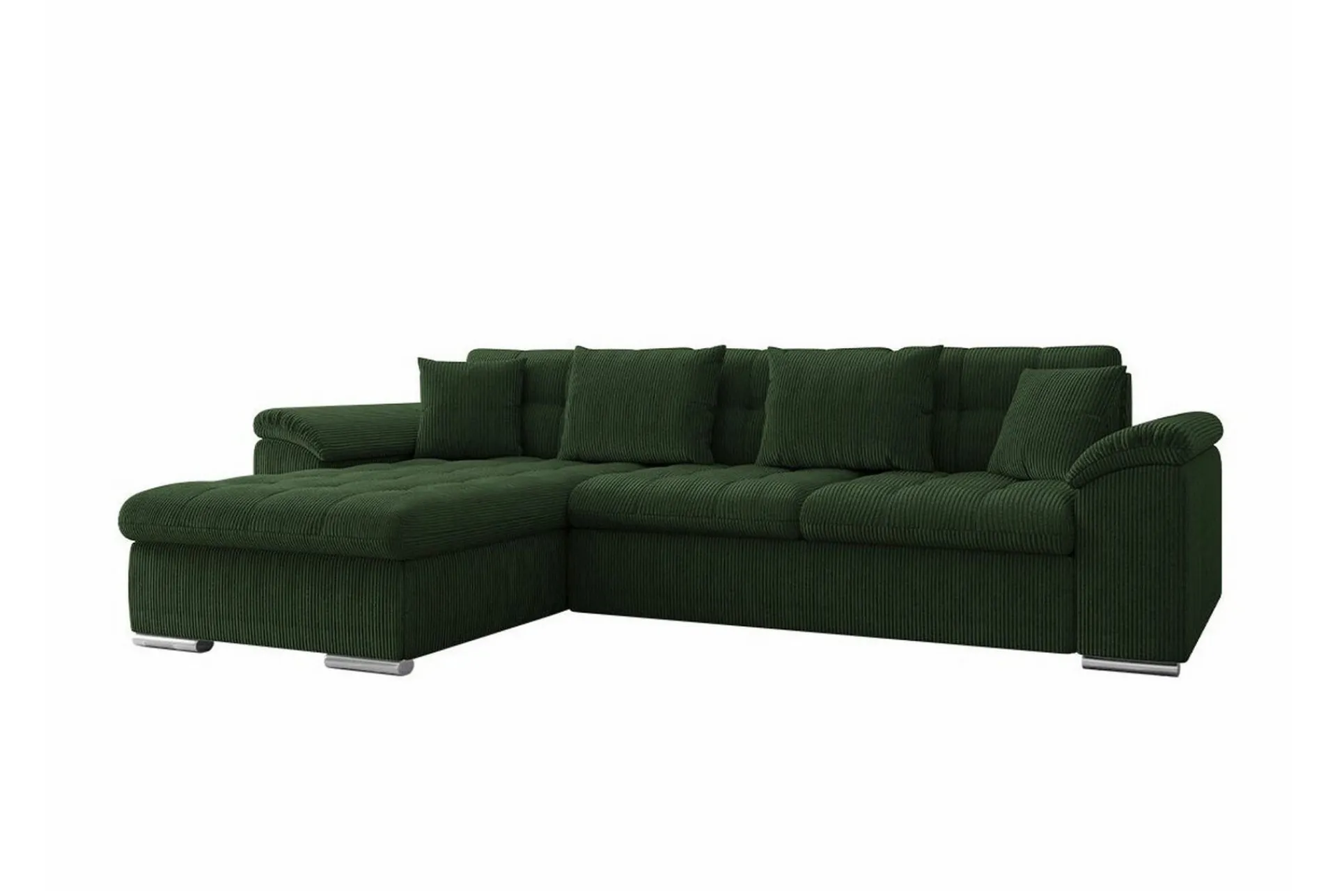Sovesofaer-Camior 3-sits Hörnbäddsoffa Dark green Mørkegrønn