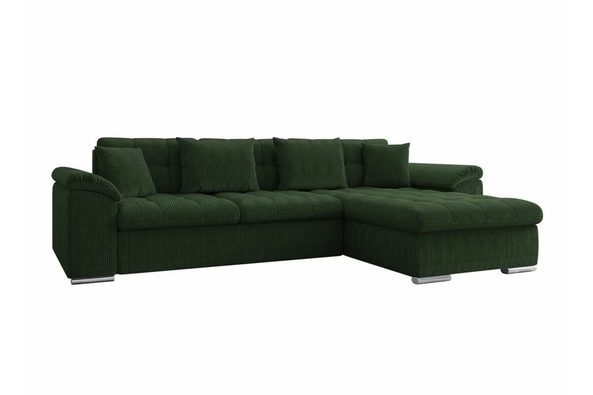 Sovesofaer-Camior 3-sits Hörnbäddsoffa Dark green Mørkegrønn