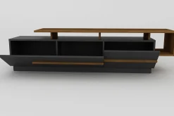 Tv-Benk & Mediabenk-Campora Tv-benk 180 cm Svart