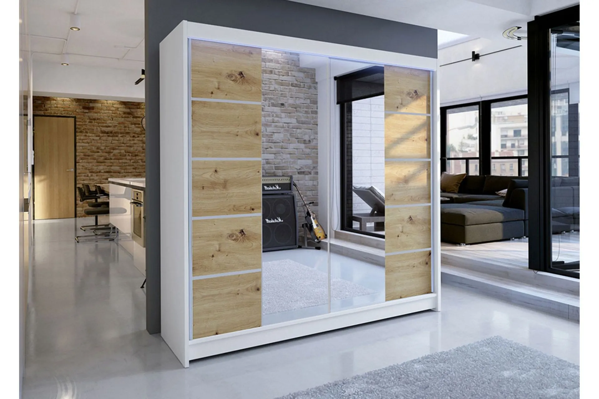 Garderober & Garderobesystem-Canderbury Garderobe Hvit,tre