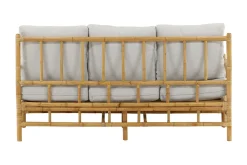 Venture Home Lounge Sofa|Lounge Sofa-Cane Sofa 3-seters Tre/Natur