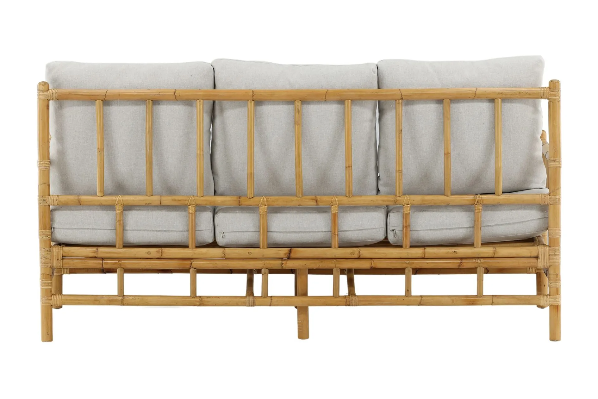 Venture Home Lounge Sofa|Lounge Sofa-Cane Sofa 3-seters Tre/Natur