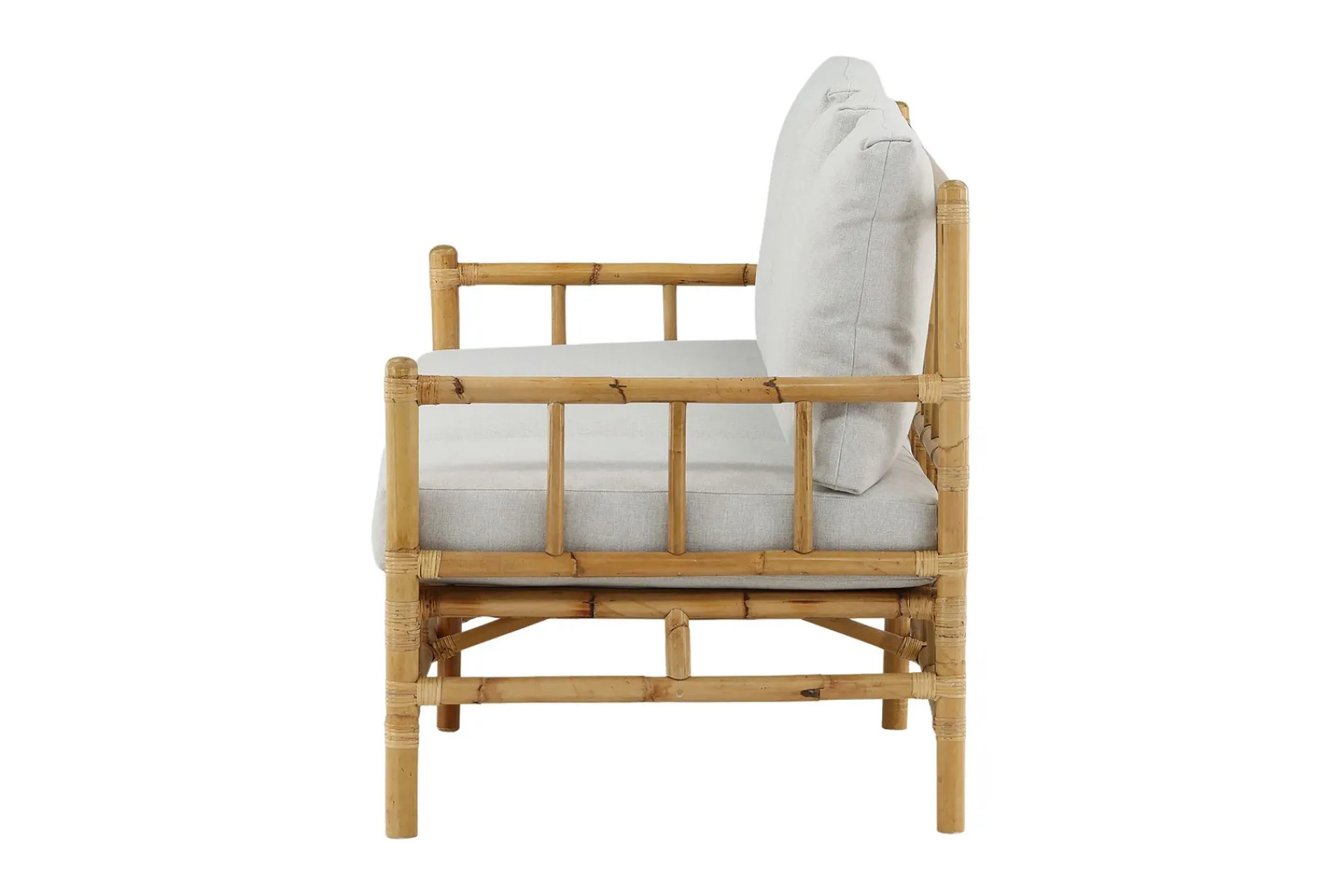 Venture Home Lounge Sofa|Lounge Sofa-Cane Sofa 3-seters Tre/Natur