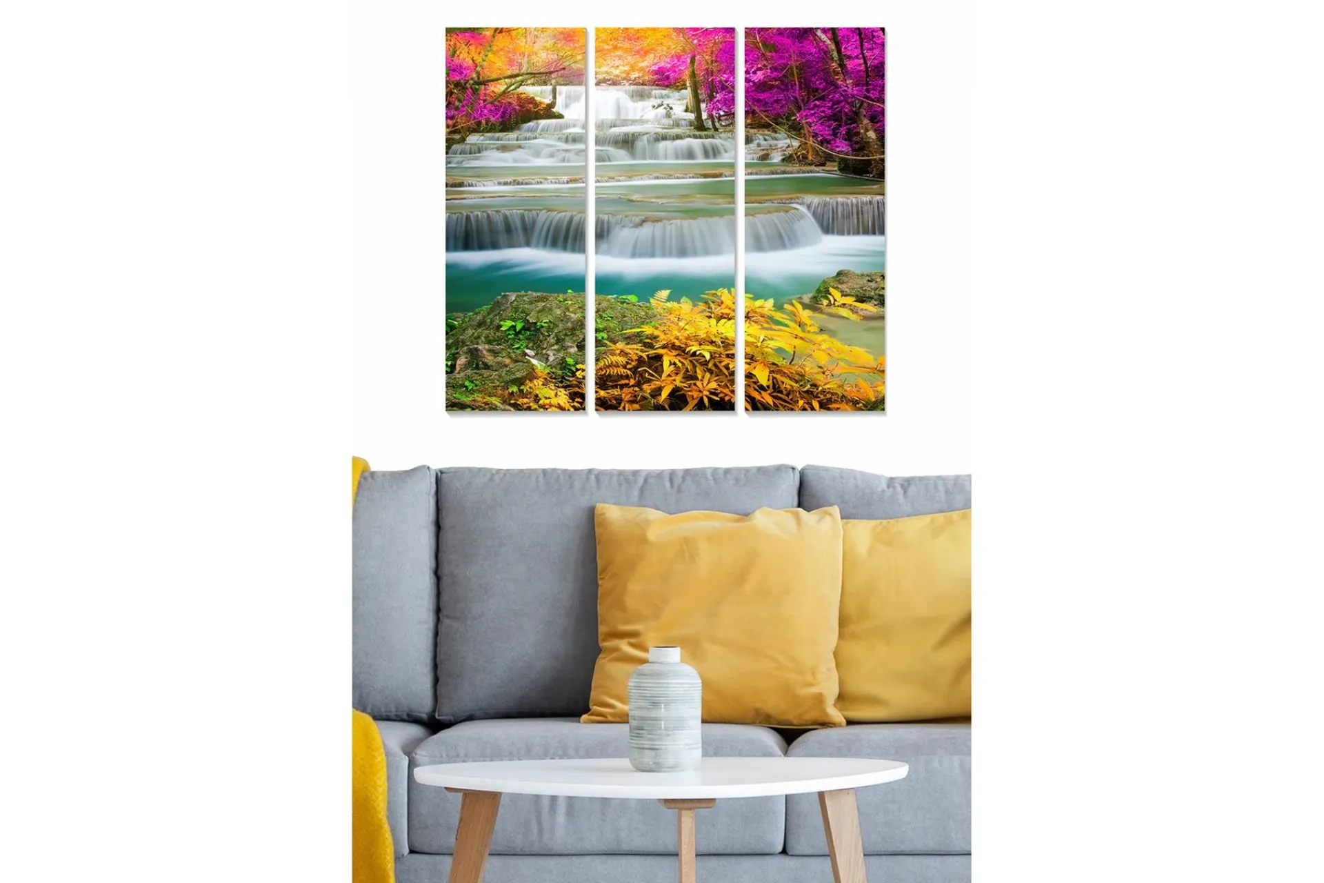 Posters|Posters-Canvasbilde Scenic 3-pk flerfarget Flerfärgad