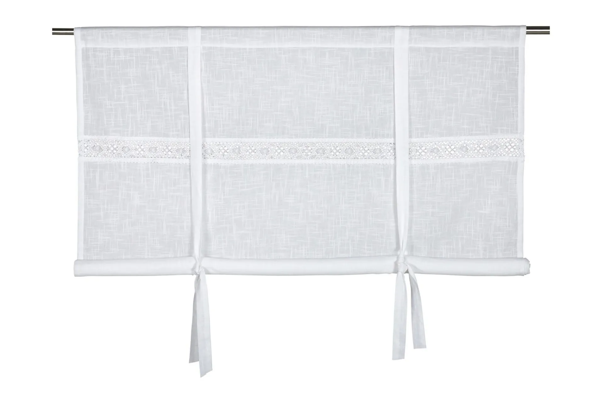 Fondaco Gardinlengder|Gardinkappe-Capasin Heisgardin 120x120 cm Hvit