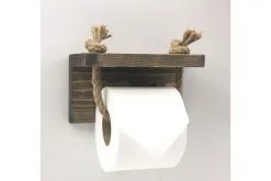 Baderom-Caponetto Toalettrullholder 17 cm Valnöt