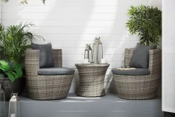 Balkonggrupper|Balkongmøbler-Capri Balkongmøbler Grey