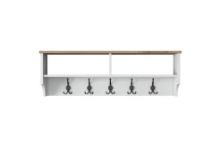 Hattehylle|Hattehylle-Caraway Hatt-hylle 120x22,2 cm Hvit/Brun