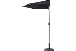 Parasoller-Carleton Parasol 100x100 cm Svart