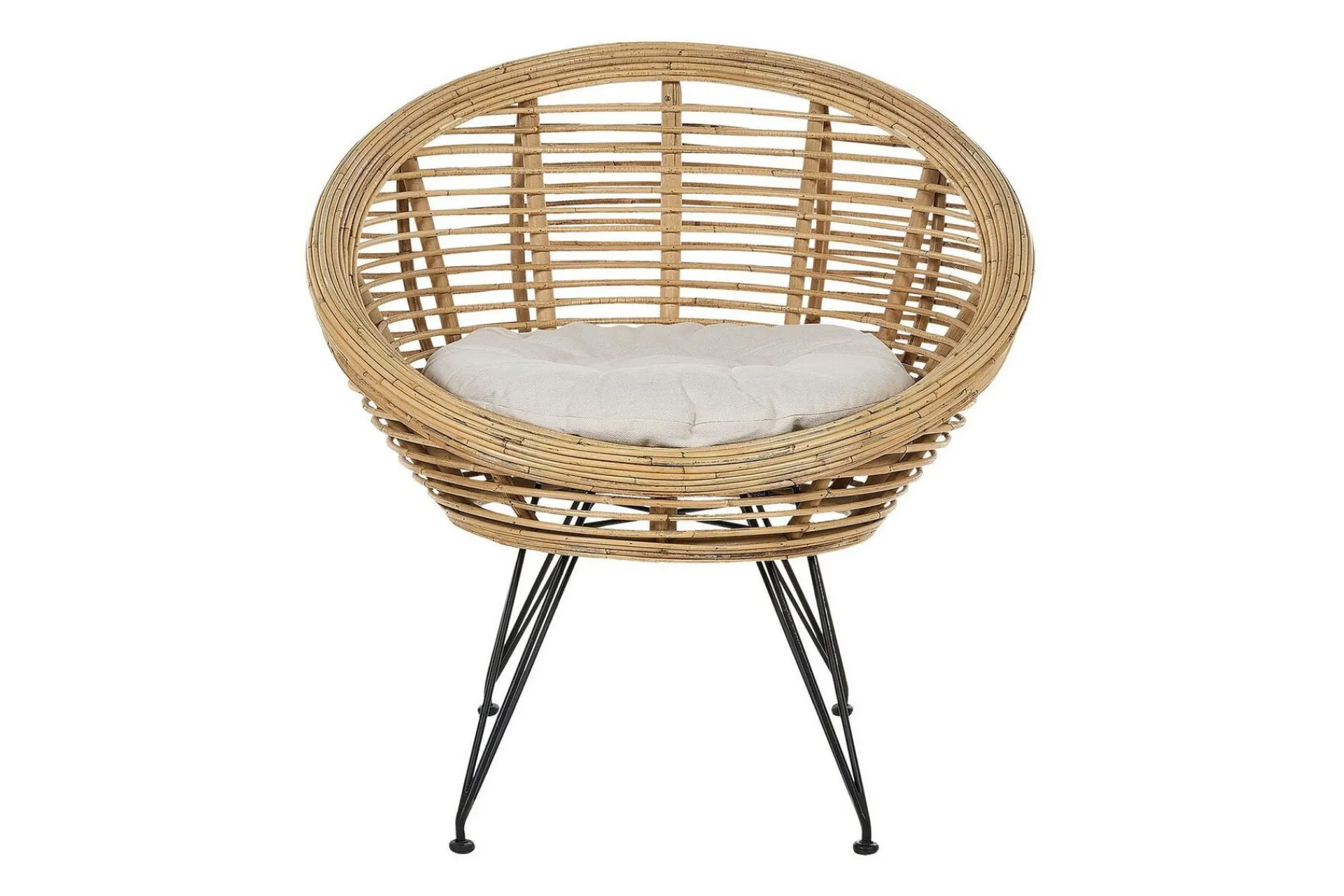 Utelenestoler|Loungestol Ute-Carman Utelenestol 2 st Natur/Sort/Beige