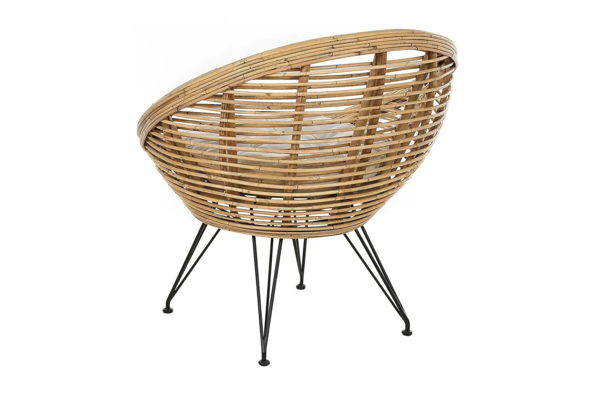 Utelenestoler|Loungestol Ute-Carman Utelenestol 2 st Natur/Sort/Beige