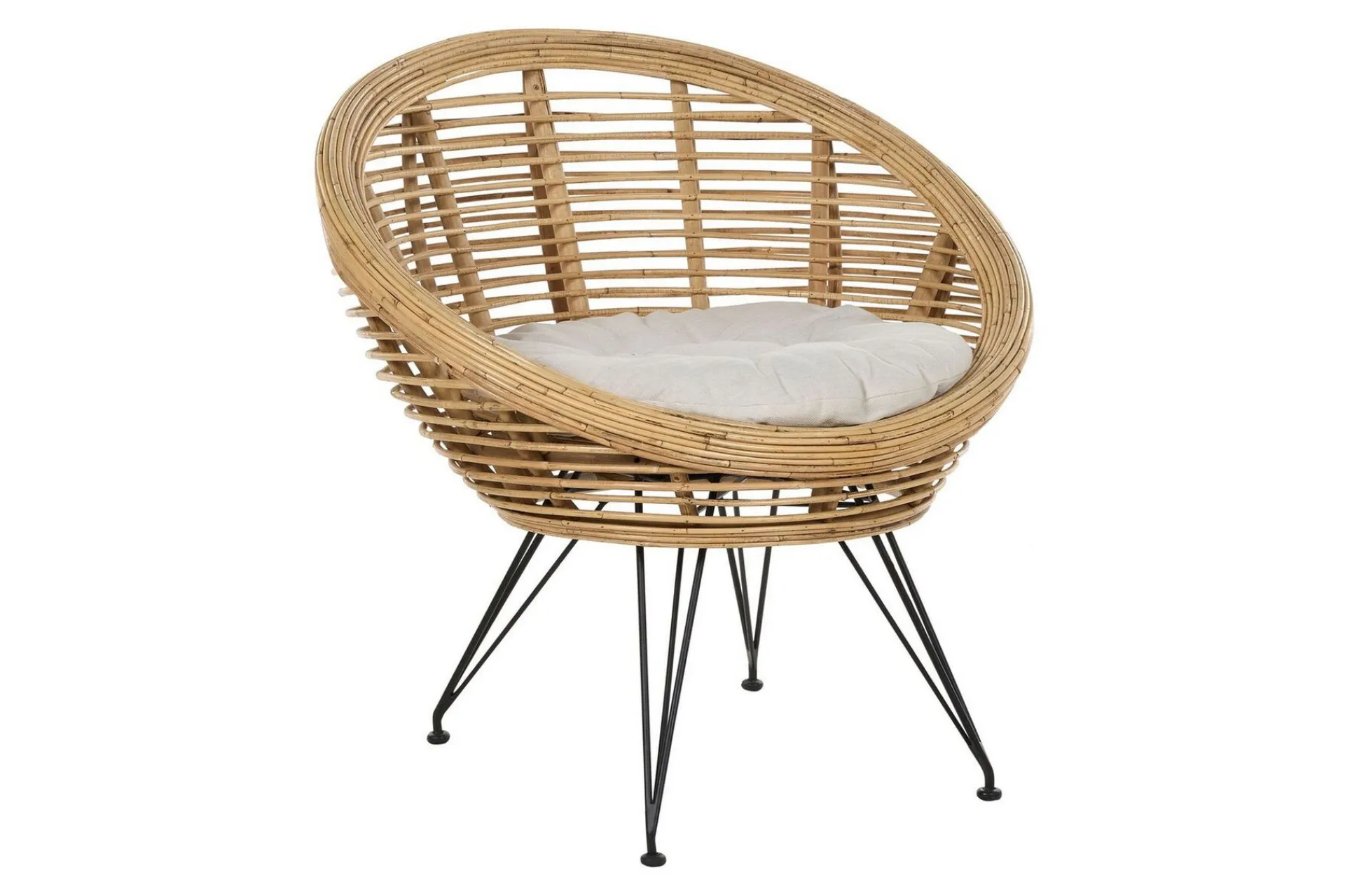 Utelenestoler|Loungestol Ute-Carman Utelenestol 2 st Natur/Sort/Beige