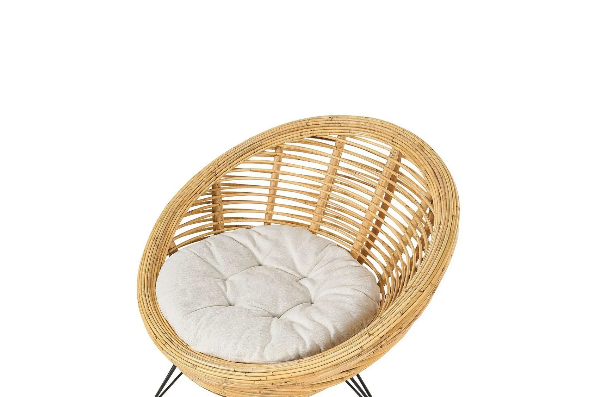 Utelenestoler|Loungestol Ute-Carman Utelenestol 2 st Natur/Sort/Beige