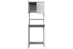 Innsynsbeskyttelse & Innhegning|Baderom-Caronti Baderomsskap 65x183,6 cm Hvit/Brun