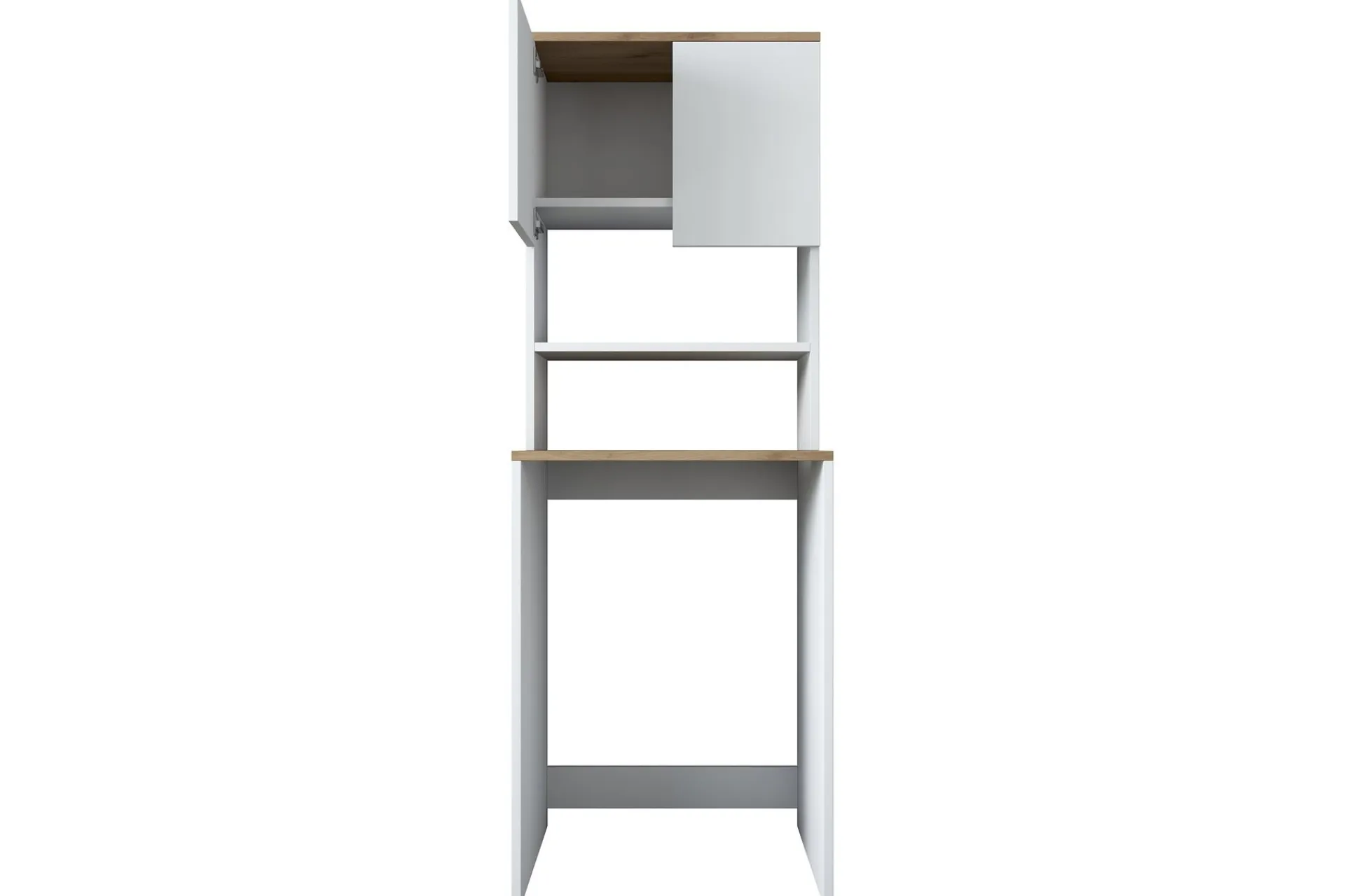 Innsynsbeskyttelse & Innhegning|Baderom-Caronti Baderomsskap 65x183,6 cm Hvit/Brun