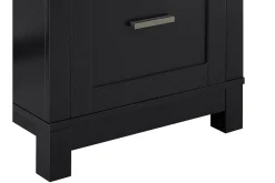 Dorel Home Kontorbord-Carver Skrivebord 120 cm Svart