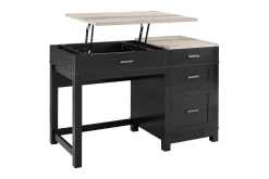 Dorel Home Kontorbord-Carver Skrivebord 120 cm Svart