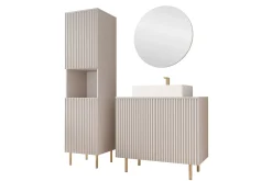 Innsynsbeskyttelse & Innhegning|Baderom-Casa Komplett Møbelpakke Beige