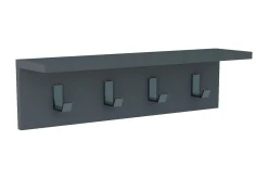 Knaggerekke-Casden Vegghylle 15 cm Antracit