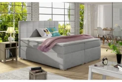 Kontinentalsenger|Seng Med Oppbevaring-Cassaundra Rammeseng 160x200 cm Grey