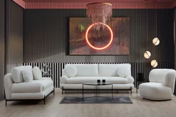 2 Seter Sofa-Cassius Sofa 2-seter Hvit