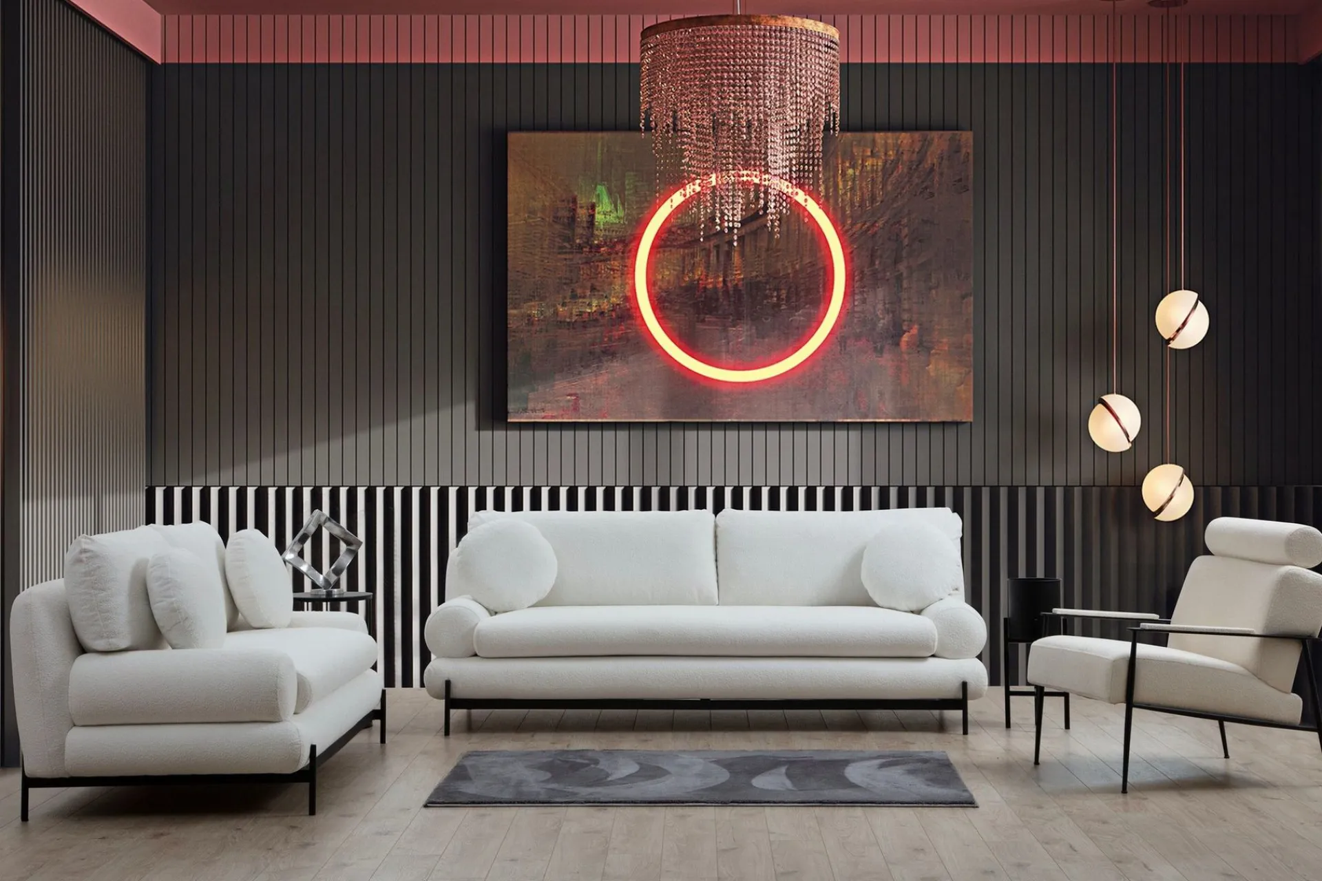 2 Seter Sofa-Cassius Sofa 2-seter Hvit