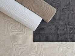KM Home Skinn & Pelstepper|Sitteputer-Castello Wiltonteppe 200x290 cm Rektangulær Lin