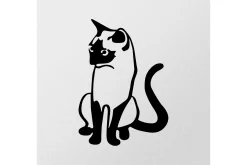 Cat 2 Metal Decor Veggdekor
