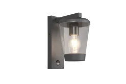 Trio Lighting Cavado Vegglampe med rørelsesensor Antrasitt