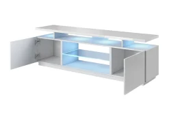 Concept 55 Tv-Benk & Mediabenk-Ceasar TV-benk 180 cm med LED Svart