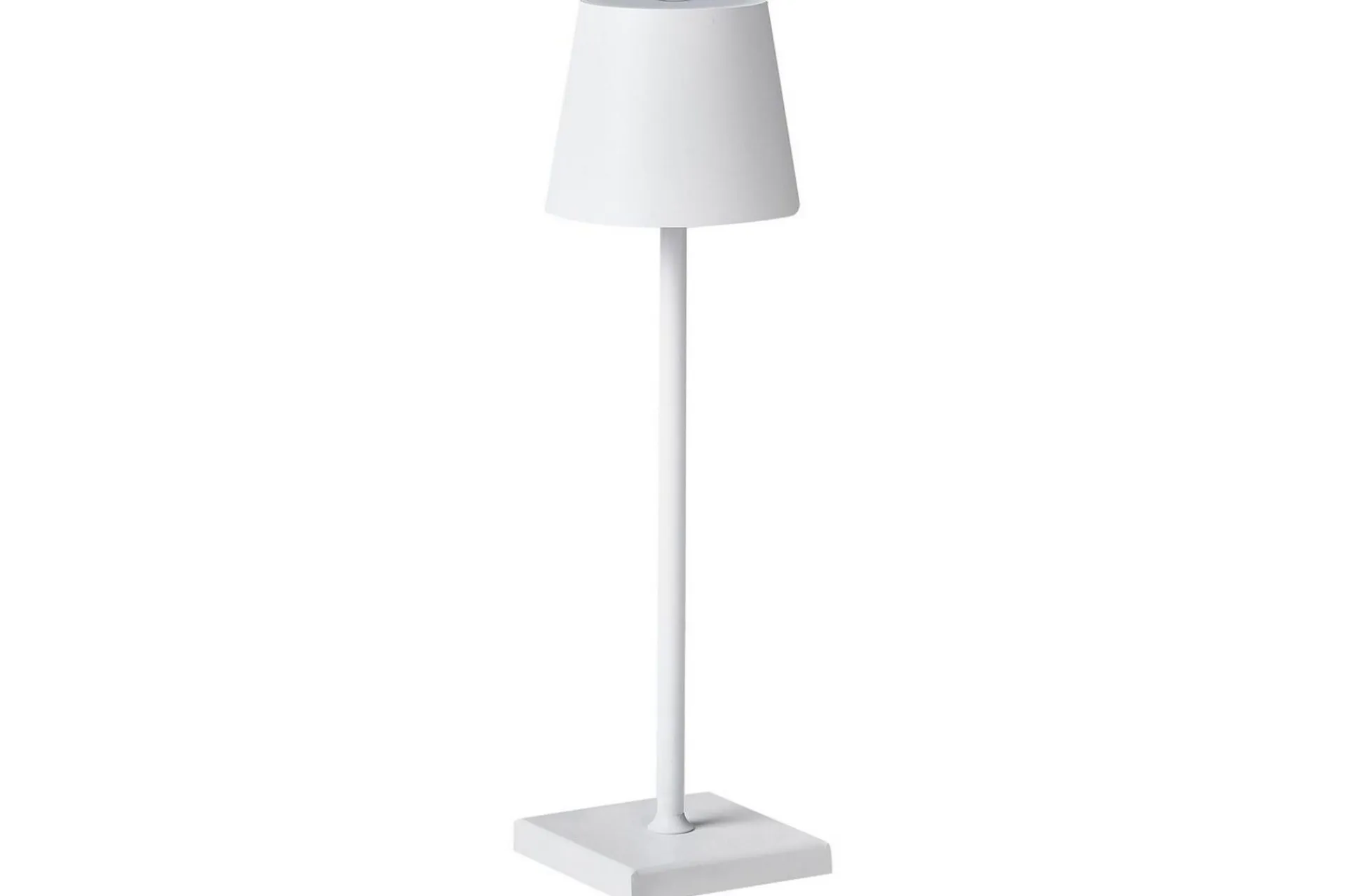 Nattbordslampe|Bordlampe-Cebrai LED Bordlampe 38 cm Hvit