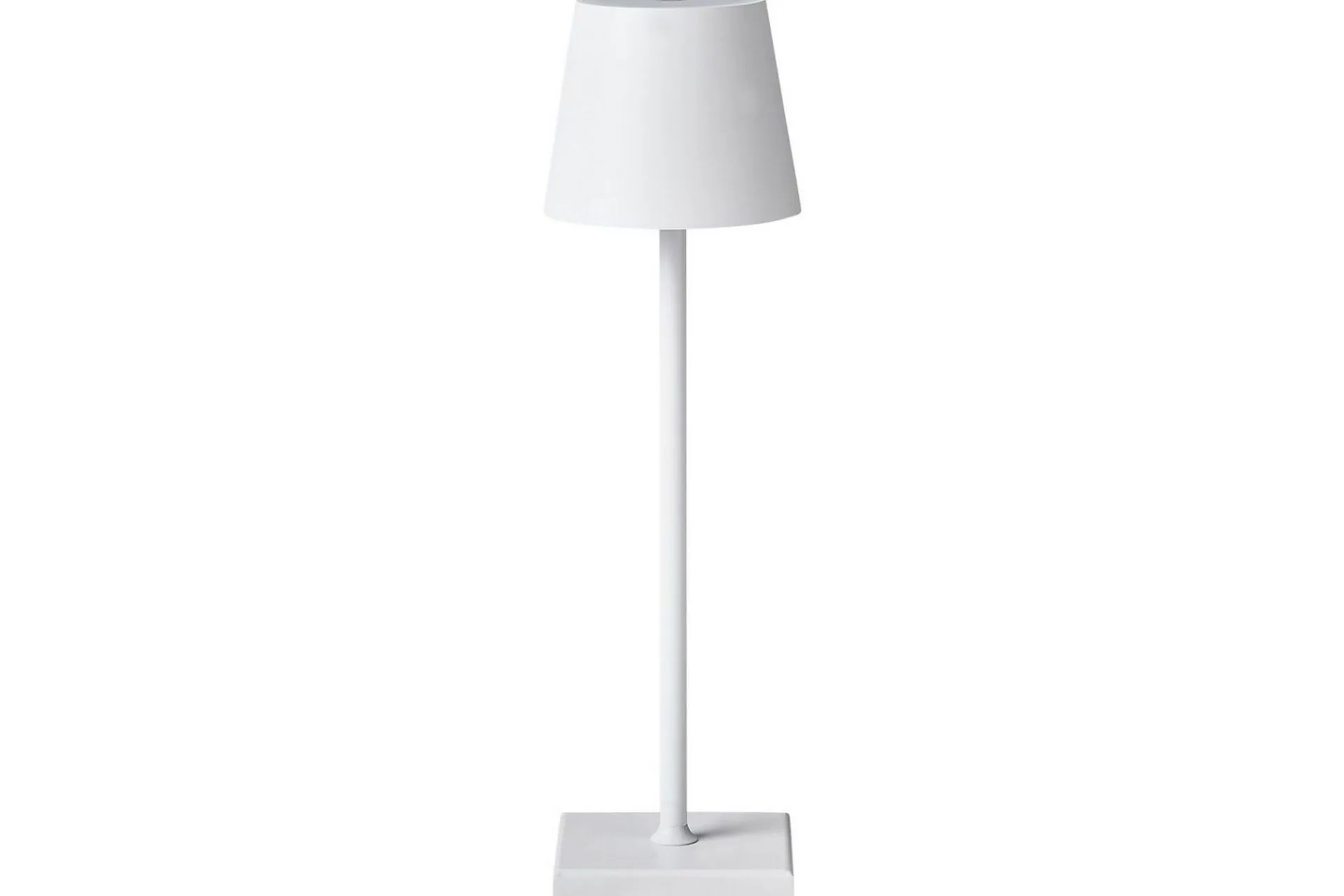 Nattbordslampe|Bordlampe-Cebrai LED Bordlampe 38 cm Hvit