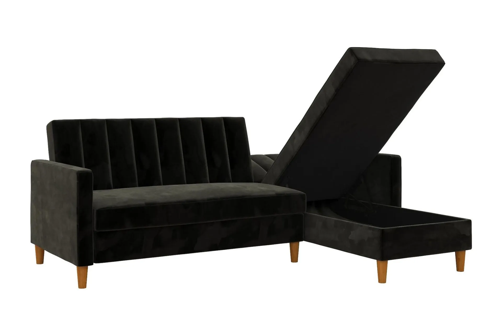 Dorel Home Celine 3-sits Divansovesofa Fløyel/