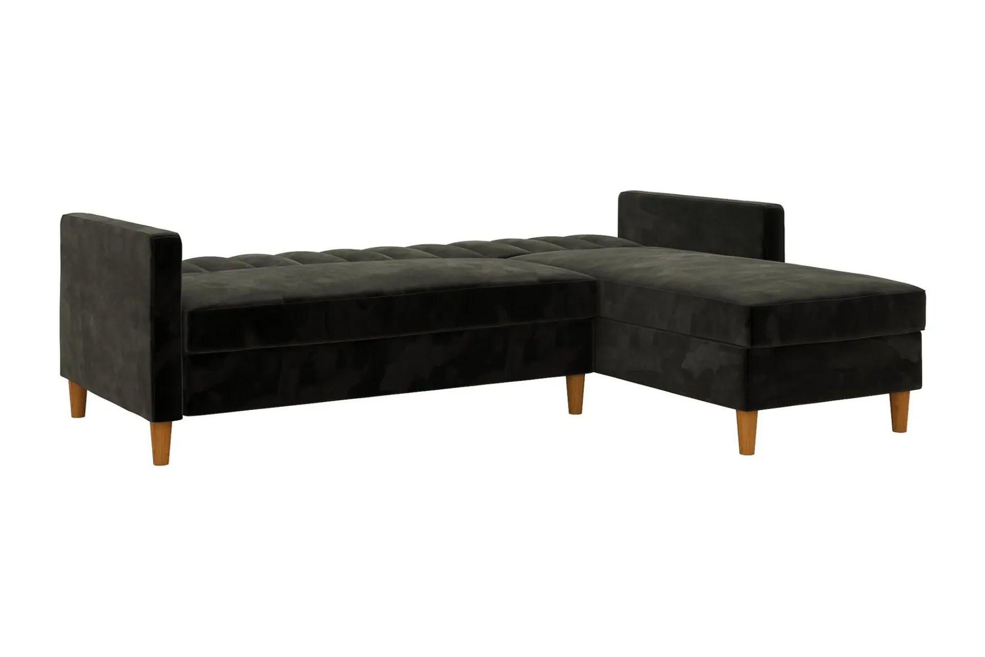 Dorel Home Celine 3-sits Divansovesofa Fløyel/