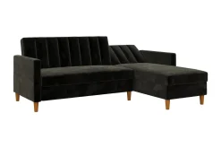 Dorel Home Celine 3-sits Divansovesofa Fløyel/