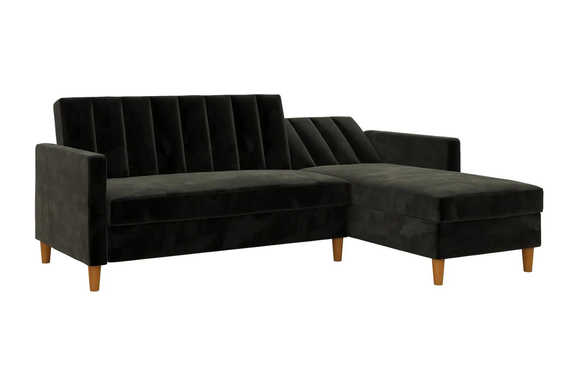 Dorel Home Celine 3-sits Divansovesofa Fløyel/