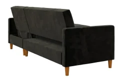 Dorel Home Celine 3-sits Divansovesofa Fløyel/