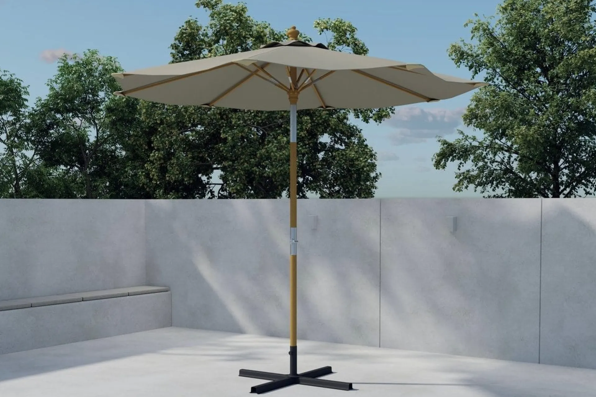 Venture Home Cerox parasoll 270 cm utendørs