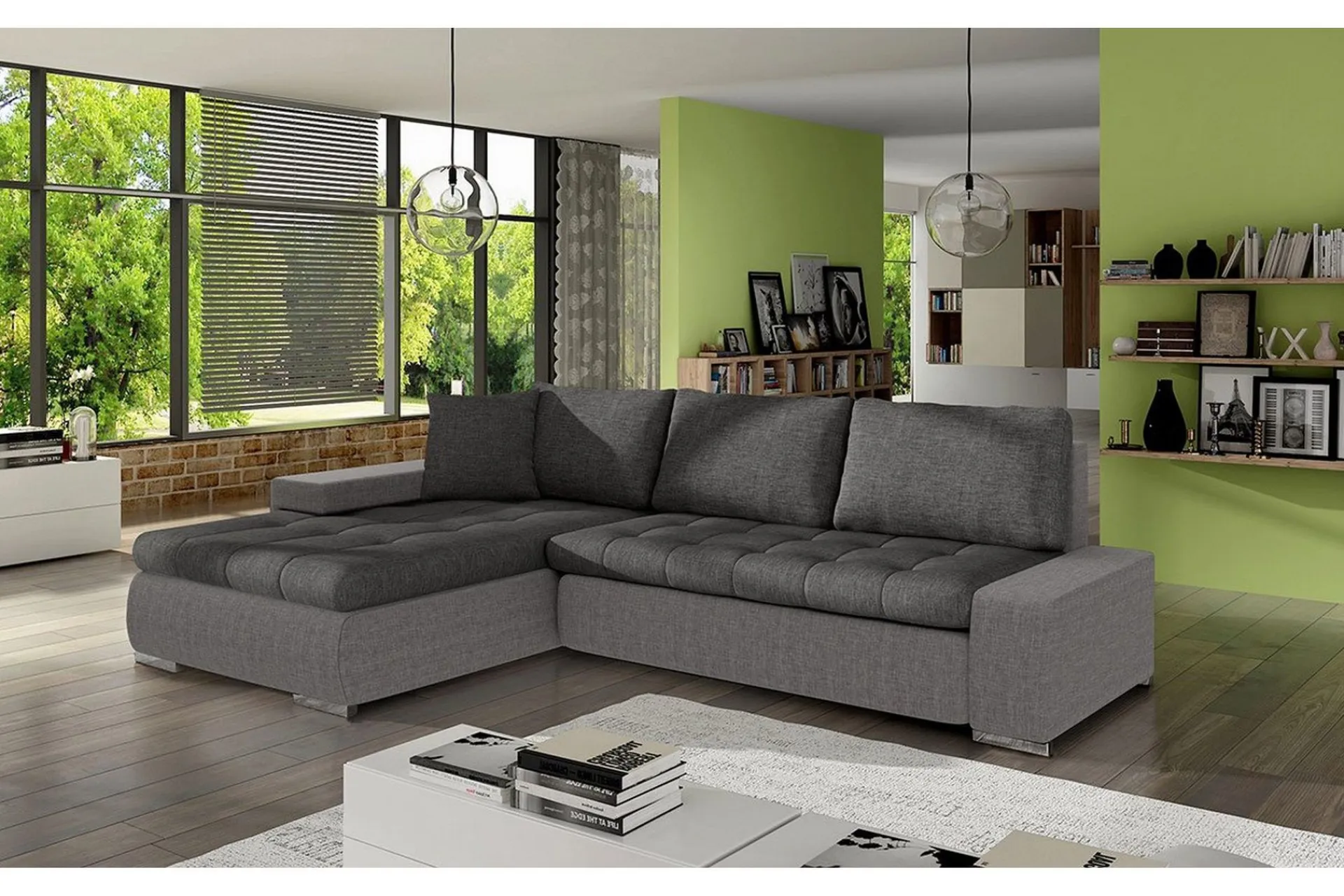 Sovesofaer-Cerys Divansovesofa 265x185x85 cm Universal Lex 5 + Lex 7