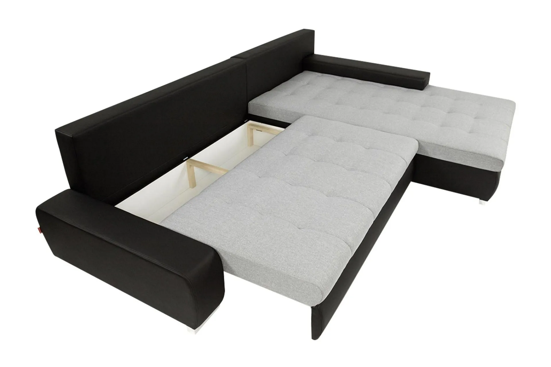 Sofa Med Sjeselong-Cerys Sofa med Divan 3-seter Hvit