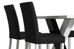 Scandinavian Choice Cesi Spisegruppe 140 cm med 4 Viktor Stol